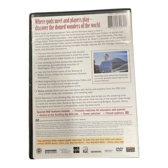 Building Big: Domes (DVD, 2004) Architecture - Picture 2 of 2